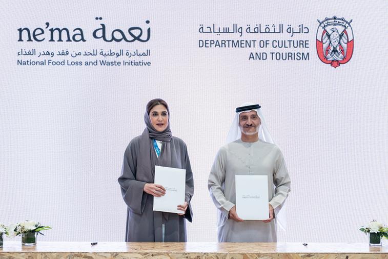 دائرة الثقافة والسياحة – أبوظبي توقّع مذكرة تفاهم مع مبادرة “نعمة” للحدّ من فقد وهدر الغذاء وترشيد الاستهلاك في قطاع السياحة والضيافة