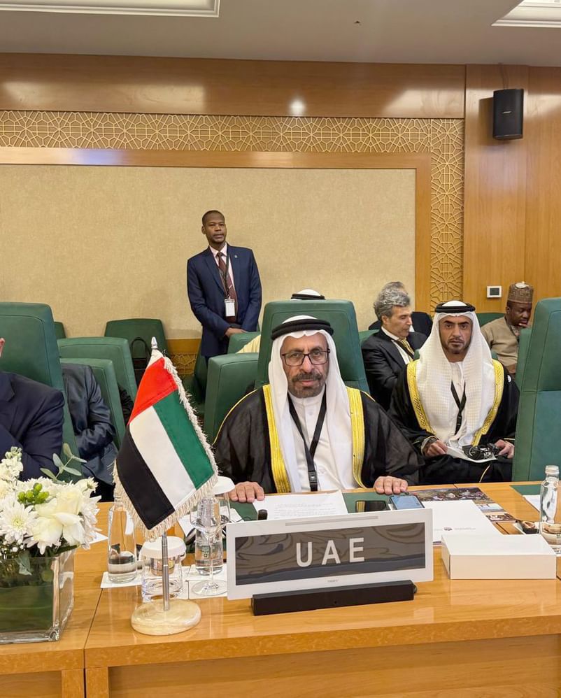 المرر يترأس وفد الإمارات إلى الاجتماع الوزاري الاستثنائي لمنظمة التعاون الإسلامي بجدة