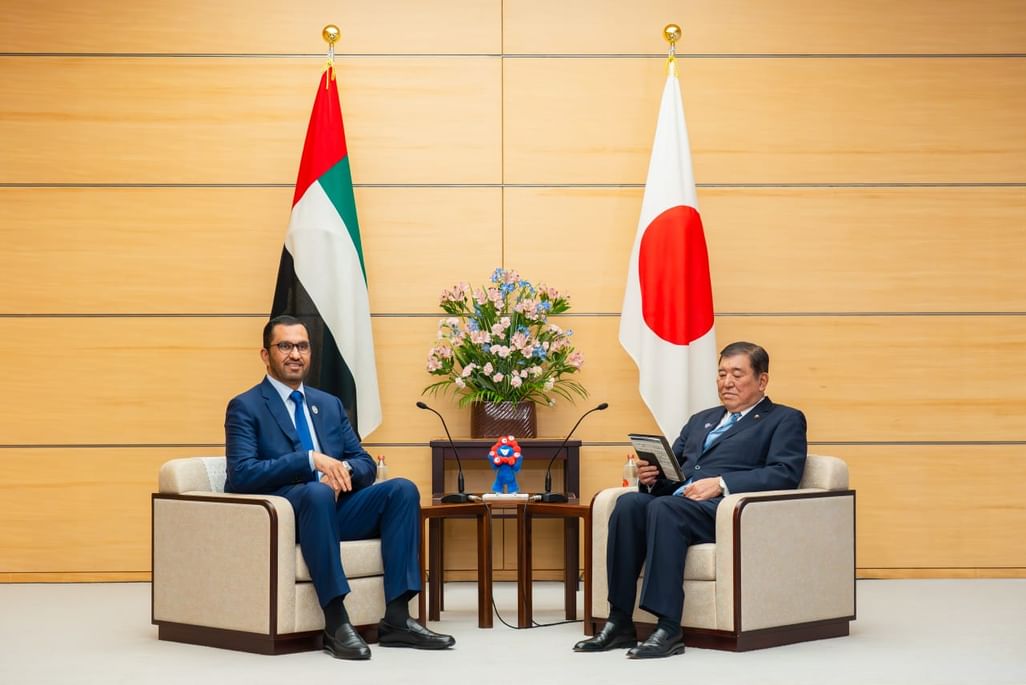 رئيس الدولة يبعث رسالة خطية إلى رئيس وزراء اليابان