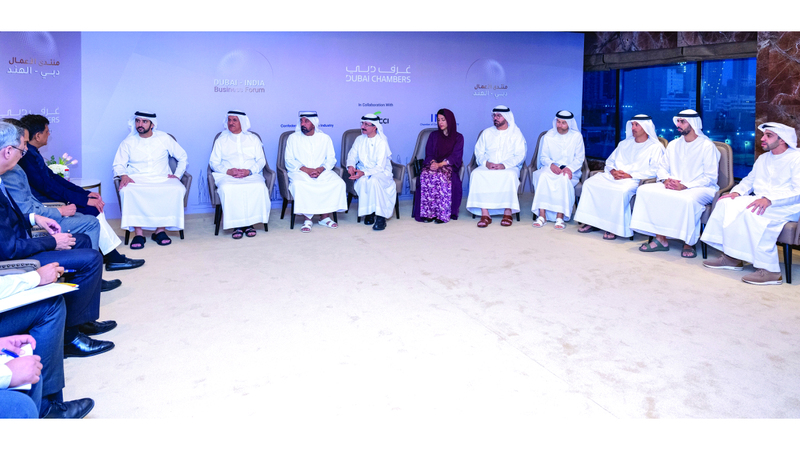 حمدان بن محمد: الروابط الاقتصادية القوية بين الإمارات والهند أهم ركائز الرؤية المشتركة للمستقبل