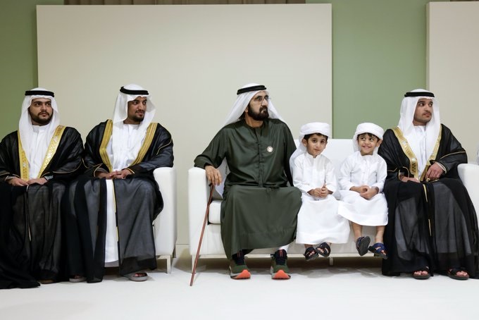 محمد بن راشد يحضر أفراح بن غدير وملهوف والمقعودي