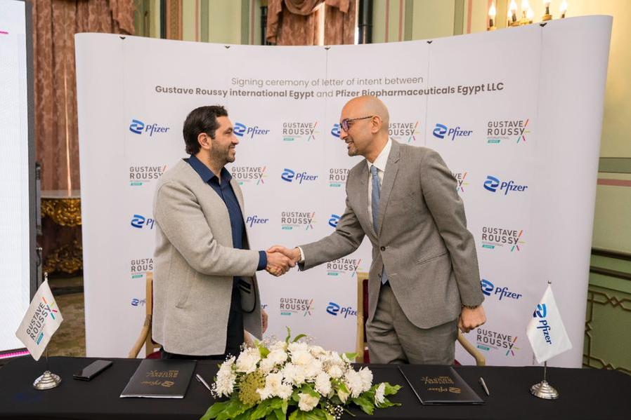 بروتوكول تعاون بين شركة فايزر ومعهد جوستاف روسي انترناشونال مصر