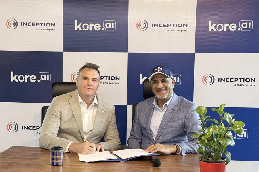 «إنسبشن» تتعاون مع «Kore.ai» لتسريع تبني الذكاء الاصطناعي المؤسسي في الإمارات وخارجها