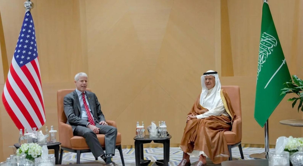 وزير الطاقة السعودي يبحث مع نظيره الأمريكي فرص التعاون في بحوث الطاقة