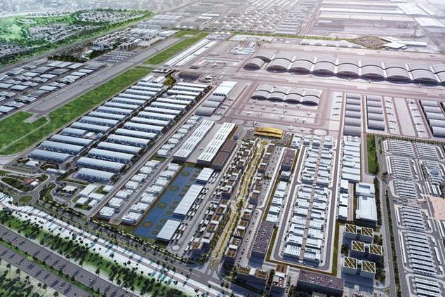 مشروع محمد بن راشد للطيران يُنجز المرحلة الأولى من منطقة توريد وتصليح أجزاء الطائرات بمساحة 1.291 مليون قدم مربّع