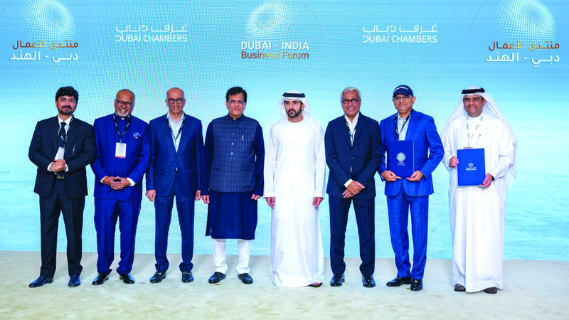 حمدان بن محمد: الإمارات والهند تجمعهما شراكة استراتيجية راسخة ورؤى مشتركة للمستقبل