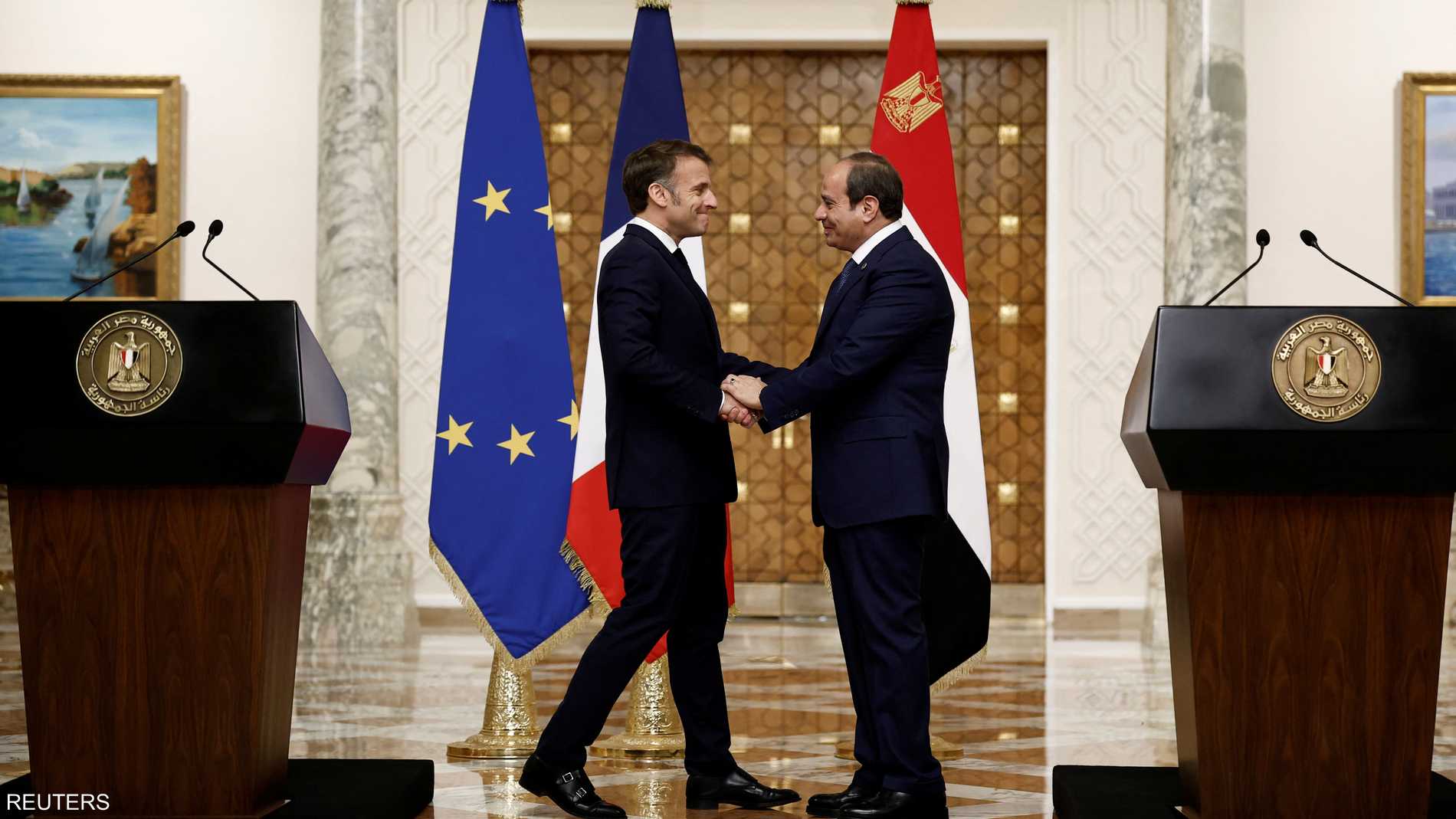 مصر وفرنسا توقعان عددا من الاتفاقيات ومذكرات التفاهم