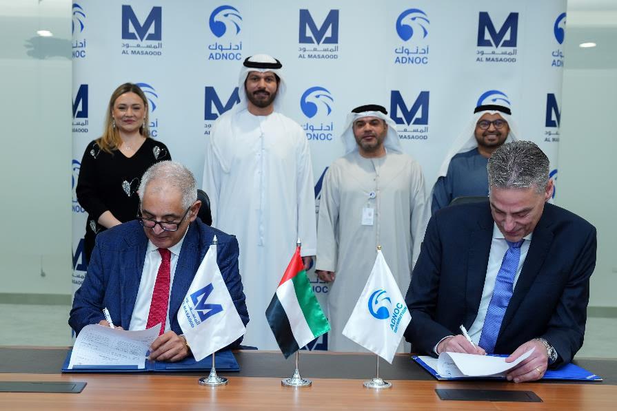 مجموعة المسعود توقع اتفاقية استراتيجية مع “أدنوك للتوزيع” لتعزيز سلسلة إمدادت زيوت التشحيم