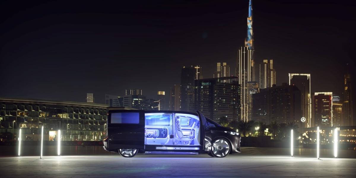 مركبة Vision V في دبي برؤية ثاقبة لاستشراف مستقبل طرازات VLS الفاخرة من Mercedes-Benz