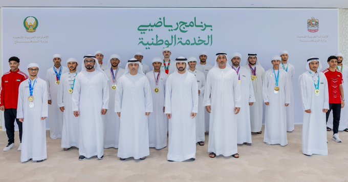 حمدان بن محمد يشهد إطلاق برنامج “رياضيي الخدمة الوطنية”