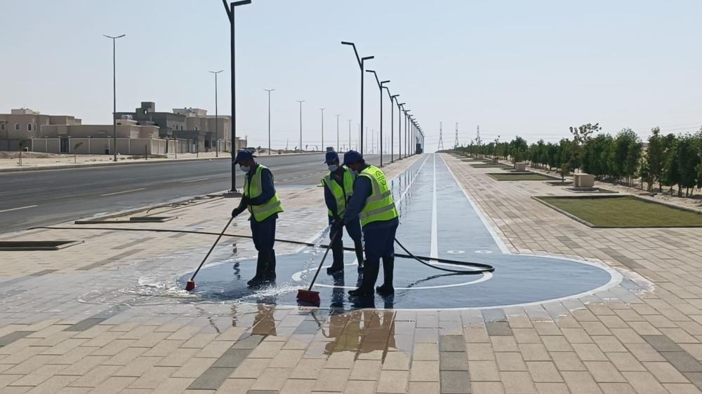 النعيرية تكافح التشوه البصري بإزالة 15 ألف طن من النفايات