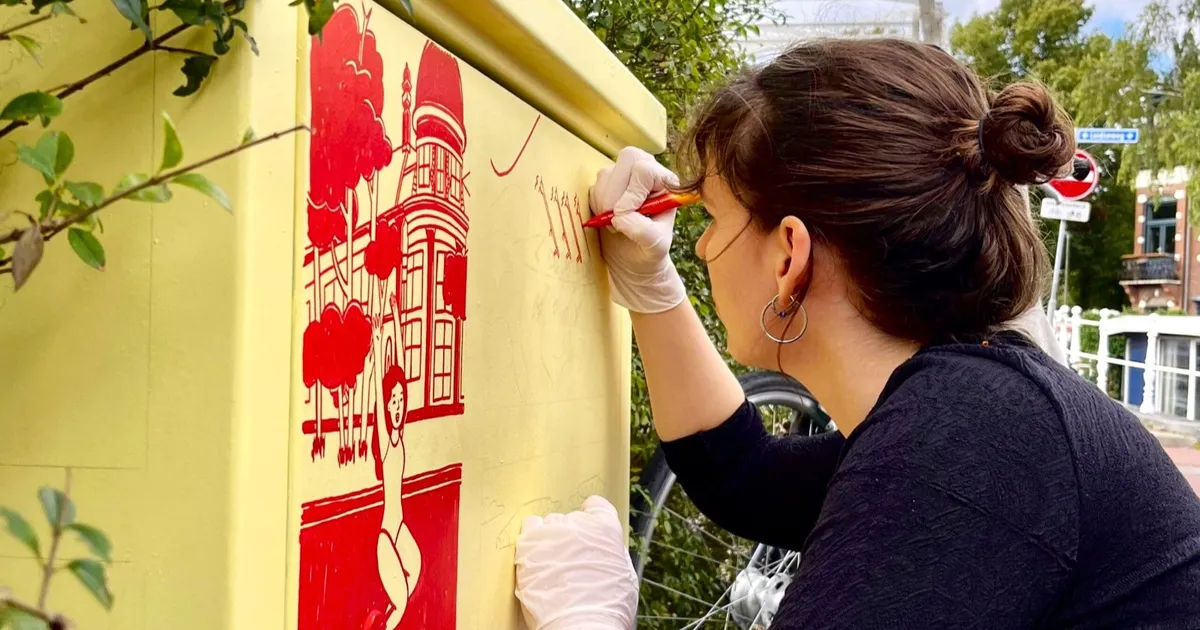 “صندوق الفن” في أمستردام.. علب الكهرباء لوحات فنية