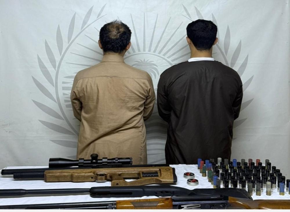 ضبط مخالفَين للصيد دون ترخيص في محمية الملك عبد العزيز الملكية