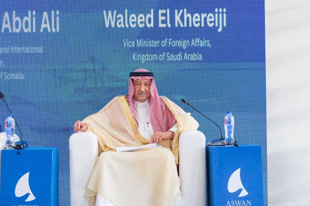 مصر.. الخريجي يشارك في منتدى أسوان للسلام والتنمية المستدامة