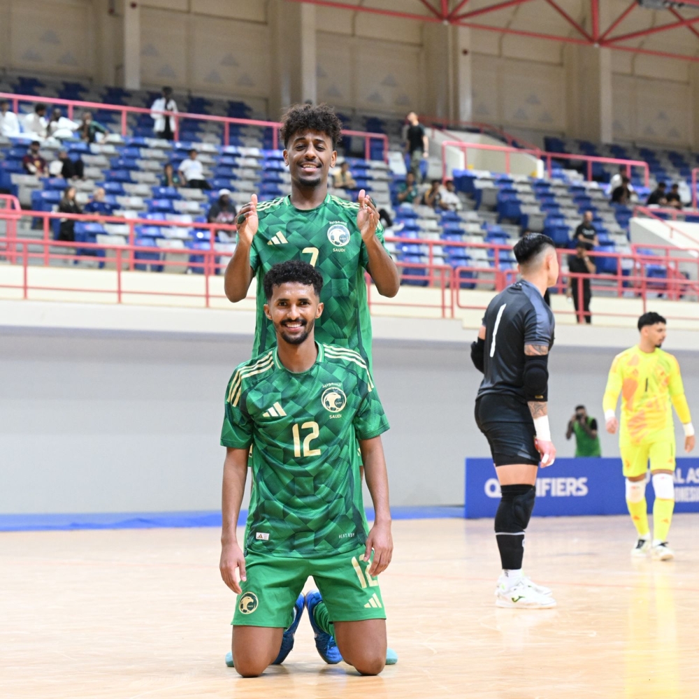 أخضر الصالات يتغلب على منتخب الصين تايبيه في افتتاح تصفيات كأس آسيا