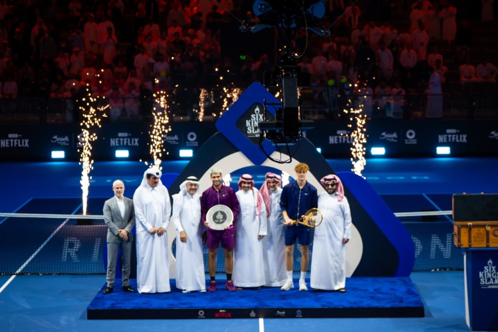 بحضور تركي آل الشيخ… سينر يحافظ على لقبه ويتوَّج بطلاً لبطولة “2025 Six Kings Slam” في موسم الرياض