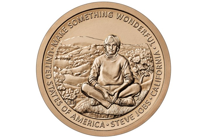 إطلاق عملة معدنية فئة دولار تحمل صورة ستيف جوبز