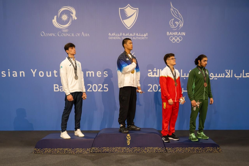 3 ميداليات سعودية جديدة بدورة ألعاب المنامة الثالثة للشباب