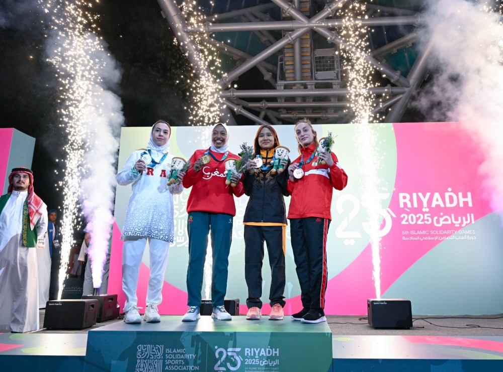 بحضور بن جلوي.. جهانجير يهدي أفغانستان أول ذهبية في تاريخ دورات التضامن الإسلامي