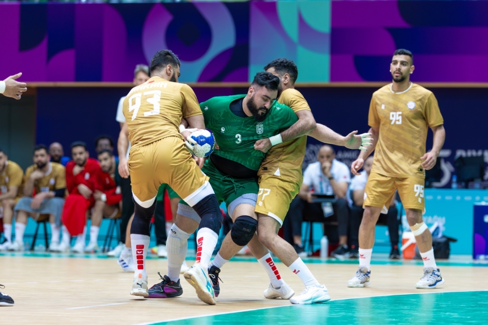 أخضر اليد يهزم البحرين في دورة ألعاب التضامن الاسلامي
