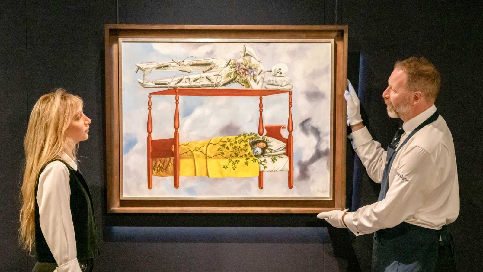 لوحة “الحلم” لفريدا كاهلو تدخل التاريخ بـ54 مليون دولار