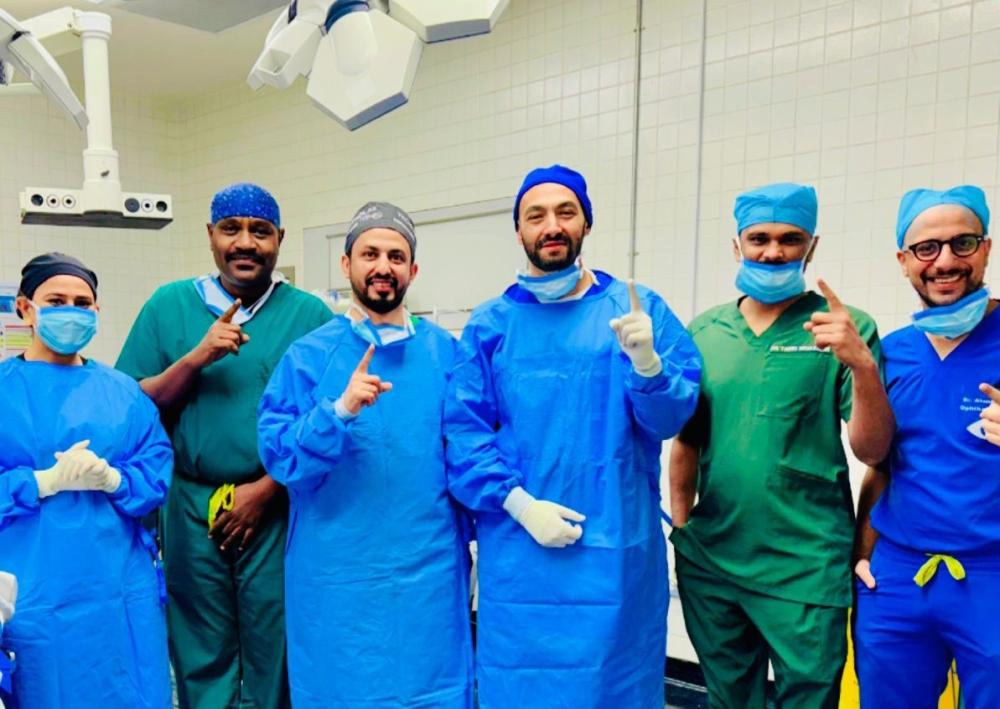 إجراء أول زراعة قرنية جزئية ناجحة في مستشفى الملك سلمان