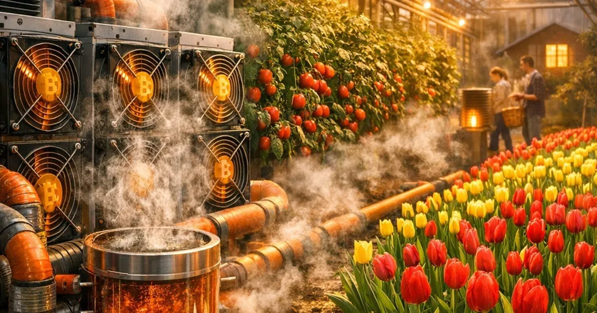 تزايد استغلال حرارة تعدين البيتكوين في تدفئة المنازل والصوبات الزراعية
