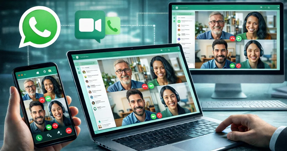 واتساب تستعد لإجراء مكالمات الفيديو والصوت عبر الحواسيب