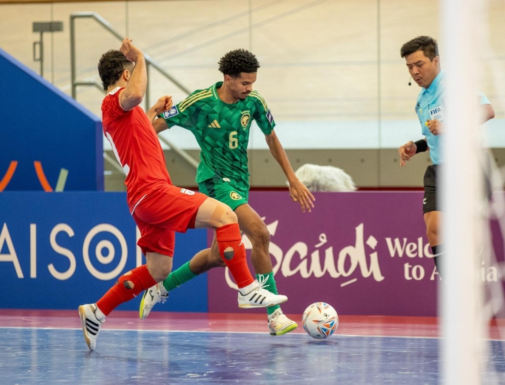 أخضر الصالات يخسر من إيران في كأس آسيا