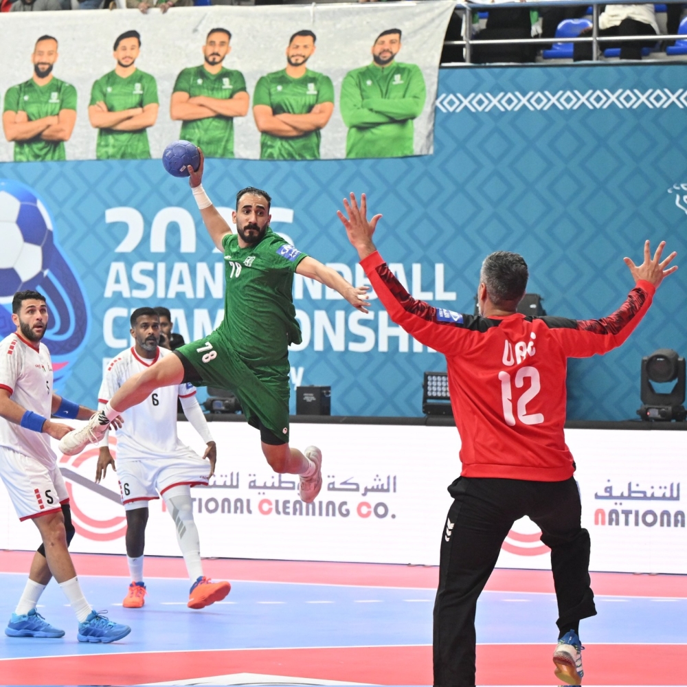 أخضر اليد يهزم الإمارات في الدور الرئيسي للبطولة الآسيوية