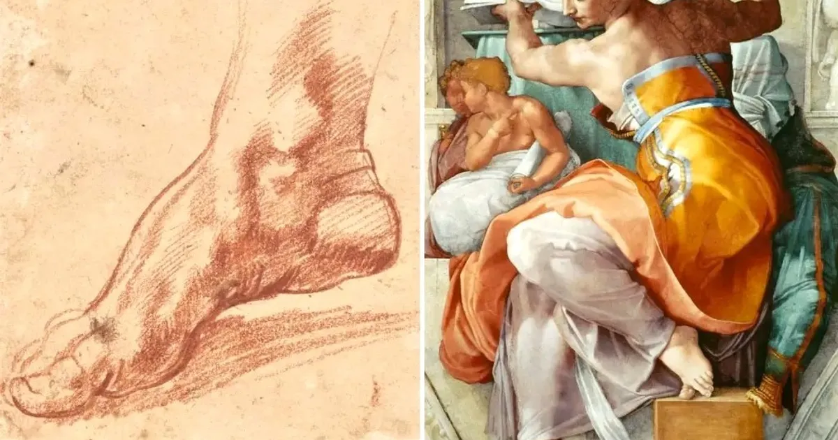 “قدم العرافة” لمايكل أنجلو من سقف الفاتيكان إلى دبي