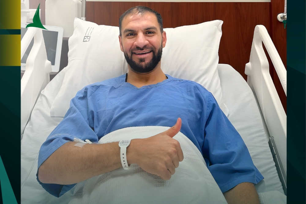 جراحة ناجحة لحارس مرمى يد الخليج محمد آل سالم