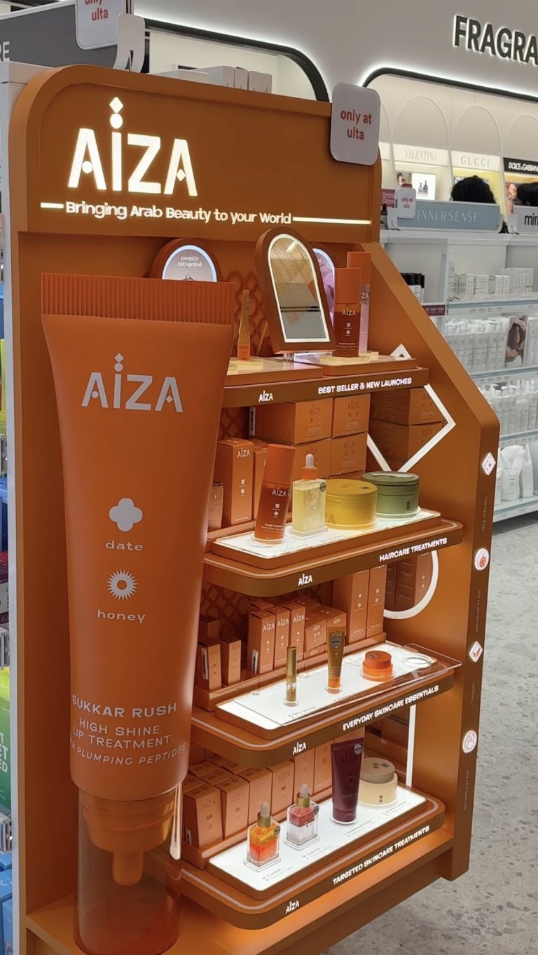 من الشاشة إلى الرف: AÏZA الآن في ألتا بيوتي وتسجل ظهورها الأول في متاجر دبي
