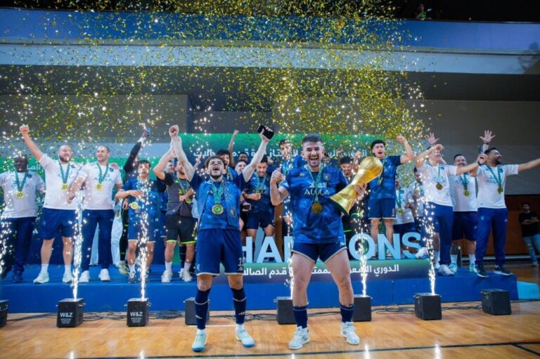 تتويج العلا بلقب الدوري السعودي الممتاز لكرة قدم الصالات 2025