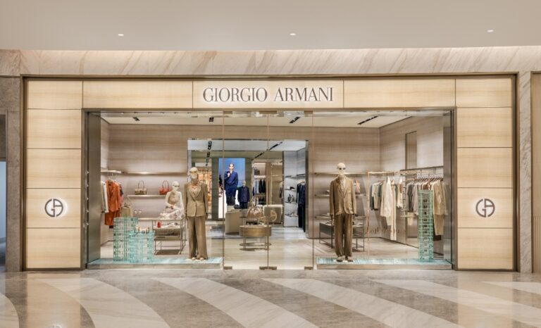 افتتاح بوتيك جورجيو أرماني‎ GIORGIO ARMANI ‎الجديد في مركز المملكة الرياض