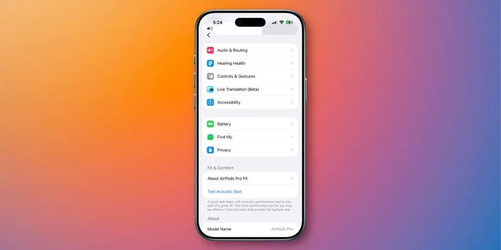 iOS 27 يعيد تصميم إعدادات AirPods بالكامل بواجهة أكثر تنظيمًا وسهولة