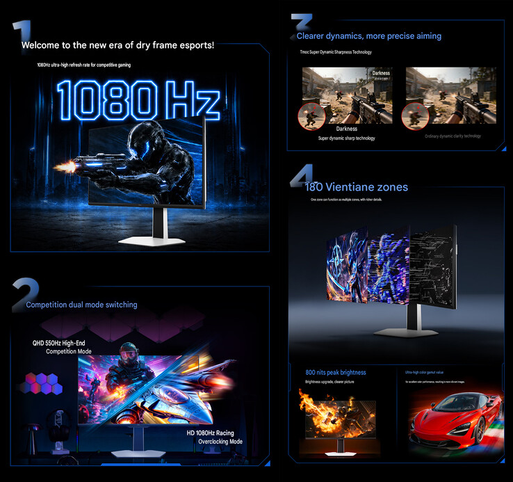 شركة TCL تطلق شاشة الألعاب الجديدة 27P2A Ultra بتقنية Mini LED ووضع مزدوج يصل بمعدل التحديث إلى 1080Hz