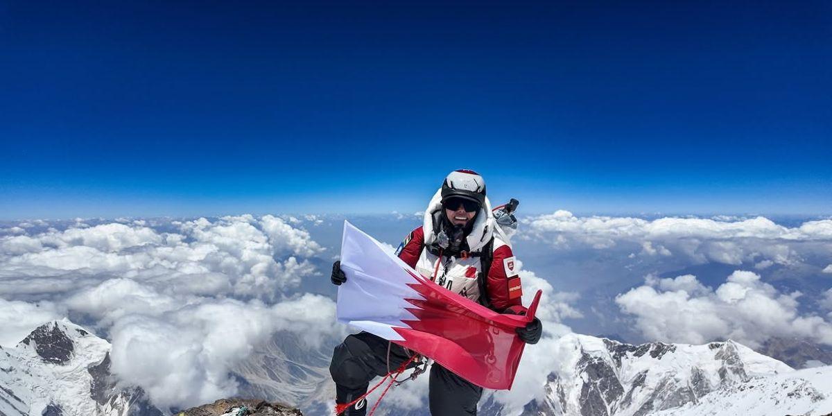 الشيخة أسماء آل ثاني تصعد قمة غاشربروم 2 وتكمل قمتها الحادية عشرة فوق 8 آلاف متر