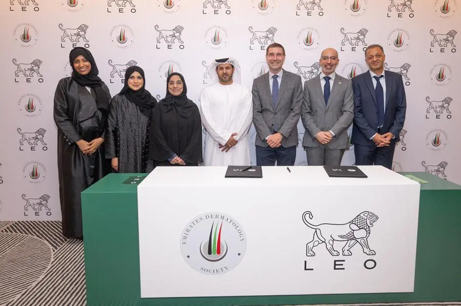 جمعية الإمارات للأمراض الجلدية وليو فارما توقعان مذكرة تفاهم لتعزيز الوعي بالإكزيما المزمنة في اليدين بدولة الإمارات