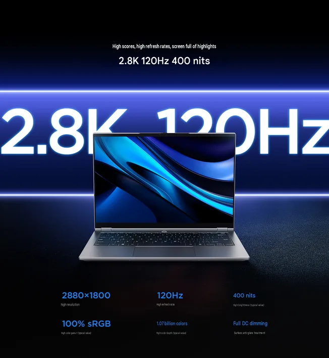 إطلاق حاسوب لينوفو المحمول الاقتصادي مع دعم eGPU عالي الأداء وشاشة بمعدل 120Hz