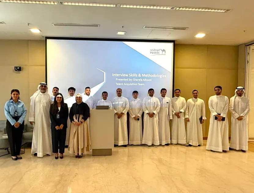 “الوطني” ينظم ورشة عمل لطلاب جامعة الكويت لتعزيز مهارات المقابلات الشخصية والاستعداد لسوق العمل