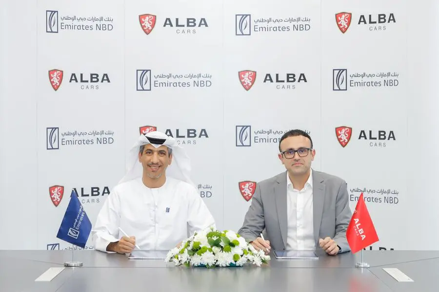 بنك الإمارات دبي الوطني يوقع مذكرة تفاهم مع شركة “ألبا كارز” لإطلاق تسهيلات قروض رقمية متجددة قصيرة الأجل