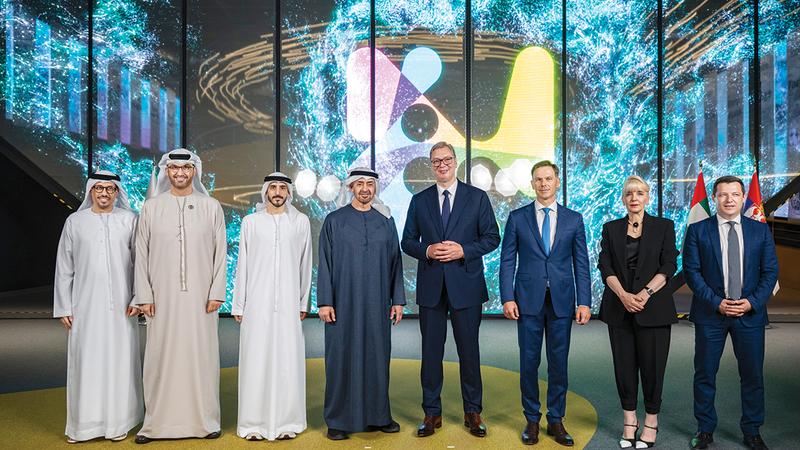 رئيس الدولة يبحث مع الرئيس الصربي تعزيز الشراكة الاستراتيجية بين البلدين