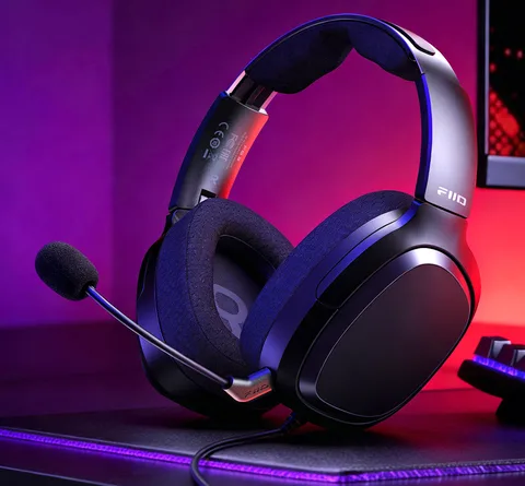 سماعة الألعاب Fiio FG3 Hi-Fi تصل مع صوت محيطي 7.1 surround sound وتقنية Hi-Res Audio ومحركات مزدوجة dual-dynamic drivers وشريحة 192kHz 24-bit DAC