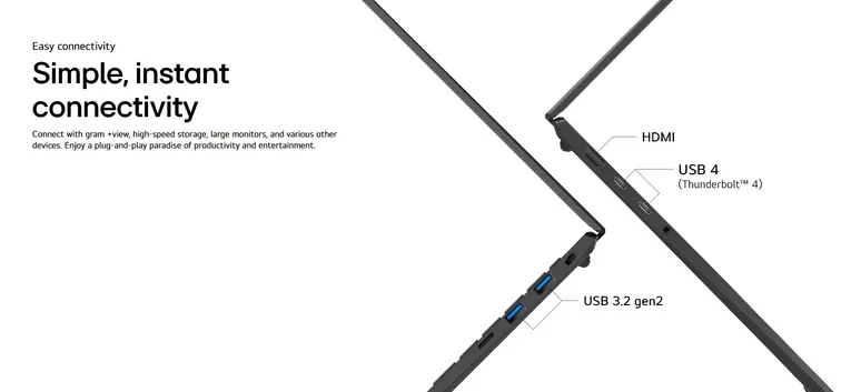 شركة LG تطلق حاسوبها المحمول النحيف الجديد بشاشة بمقاس 16 inch وبطارية تدوم 23.5 ساعة