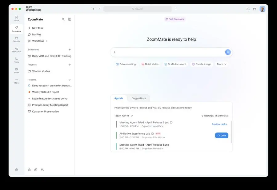 “زووم” تطرح وكلاء مدعومين بالذكاء الاصطناعي ضمن ZoomMate وZoom AI On-Prem للمؤسسات الكبرى