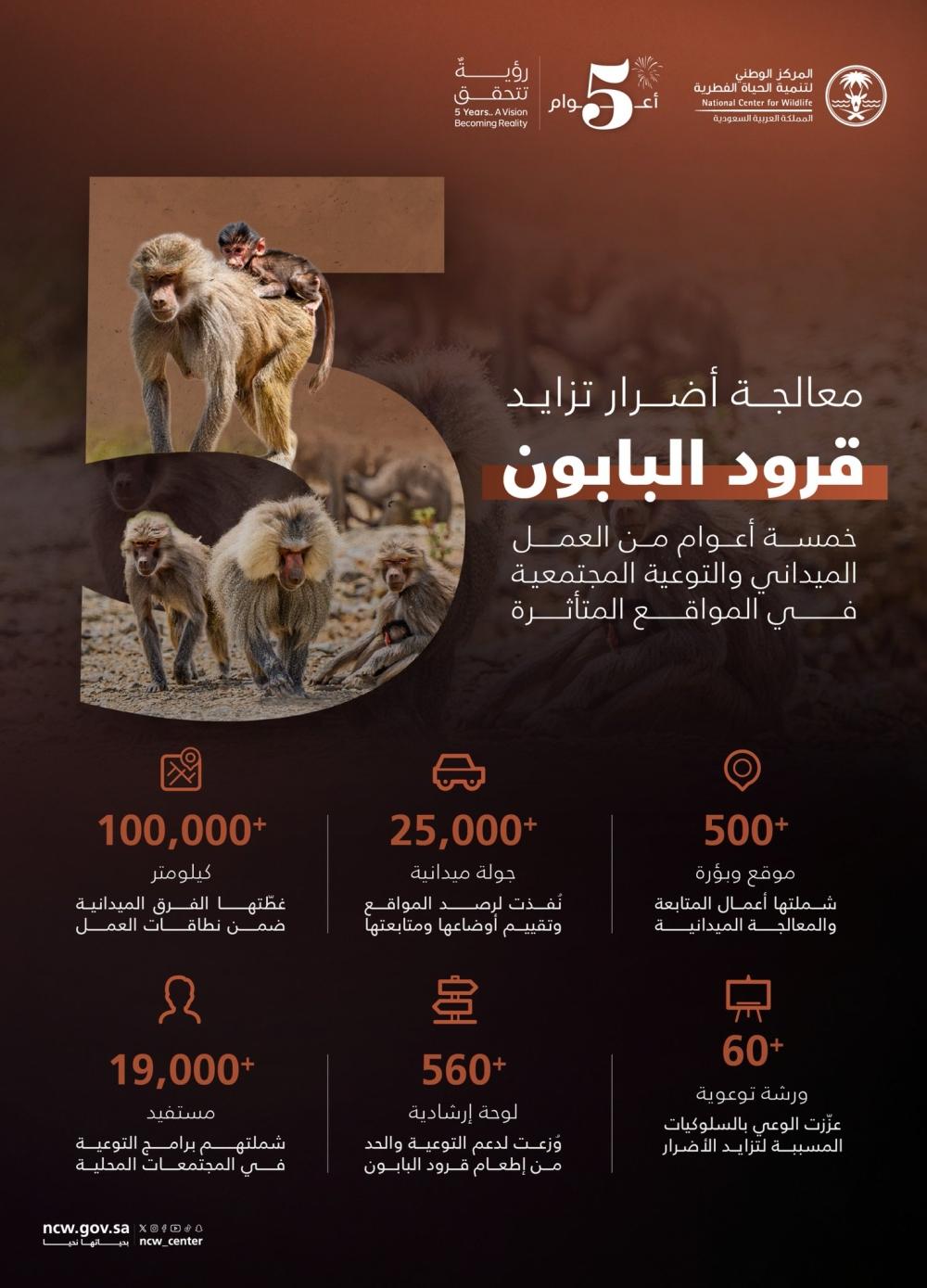 الحياة الفطرية: جهود ميدانية متواصلة للحد من أضرار تزايد قرود البابون