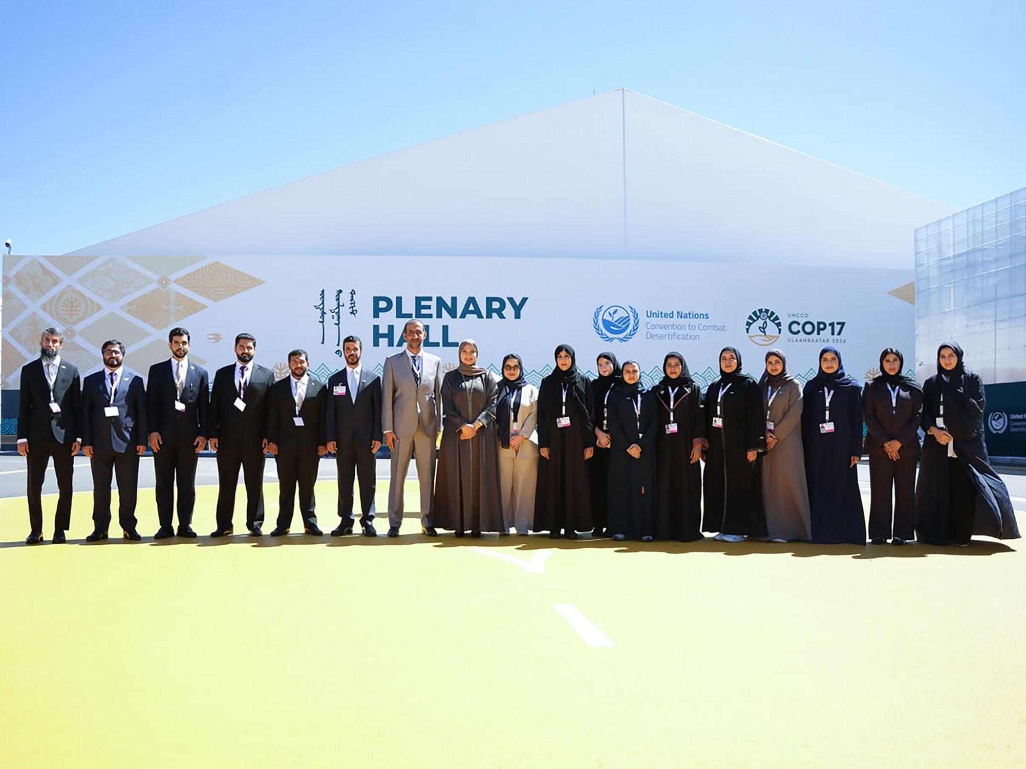 الإمارات تستعرض ريادتها العالمية في إدارة الأراضي وتمويل المناخ والأمن المائي في مؤتمر “COP17”
