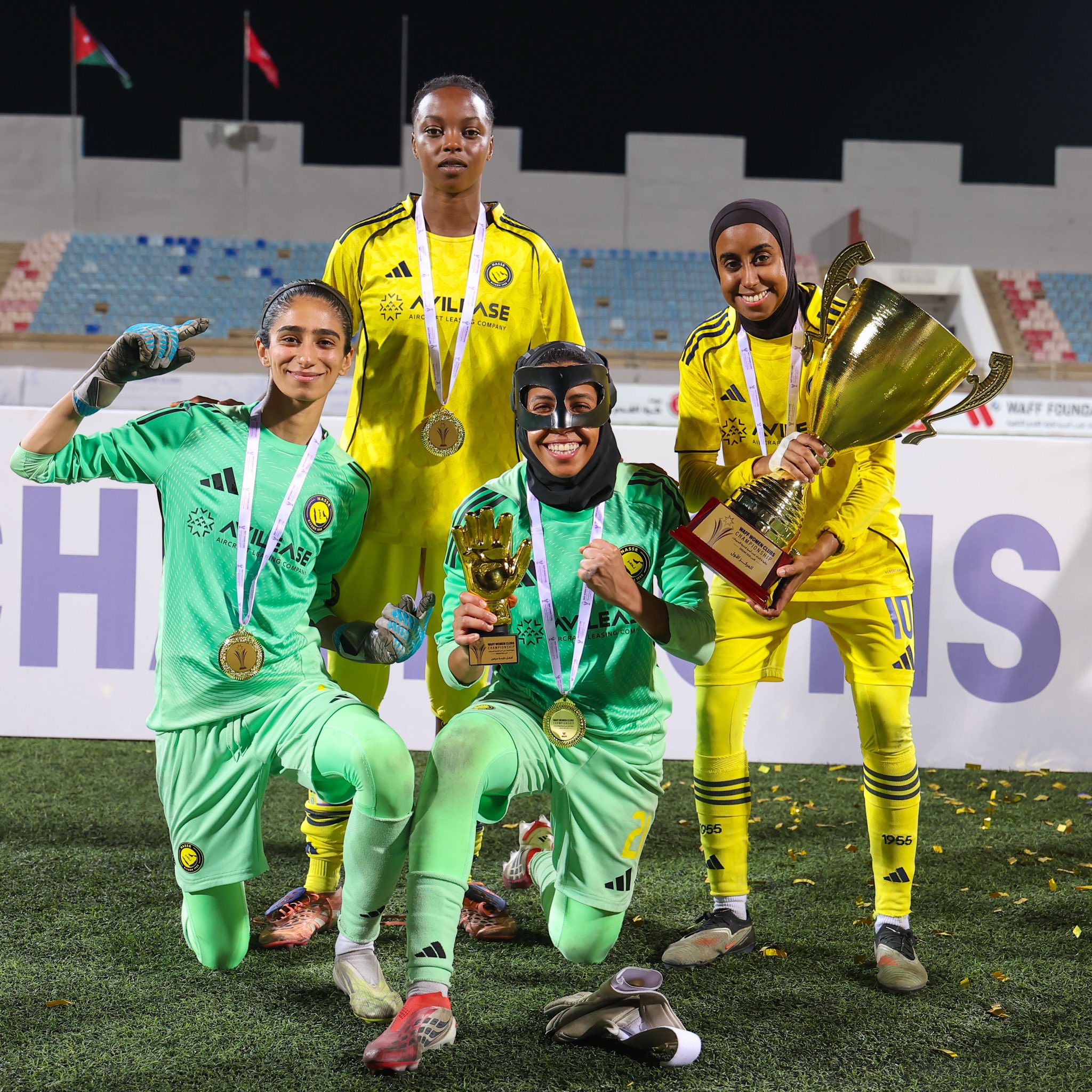 من دون خسارة أو هدف في الشباك.. سيدات النصر يحسمن لقب غرب آسيا برباعية ويحتكرن جوائز الأفضل