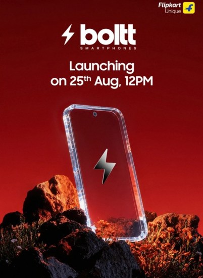 Flipkart تكشف موعد إطلاق أول هاتف ذكي من Boltt